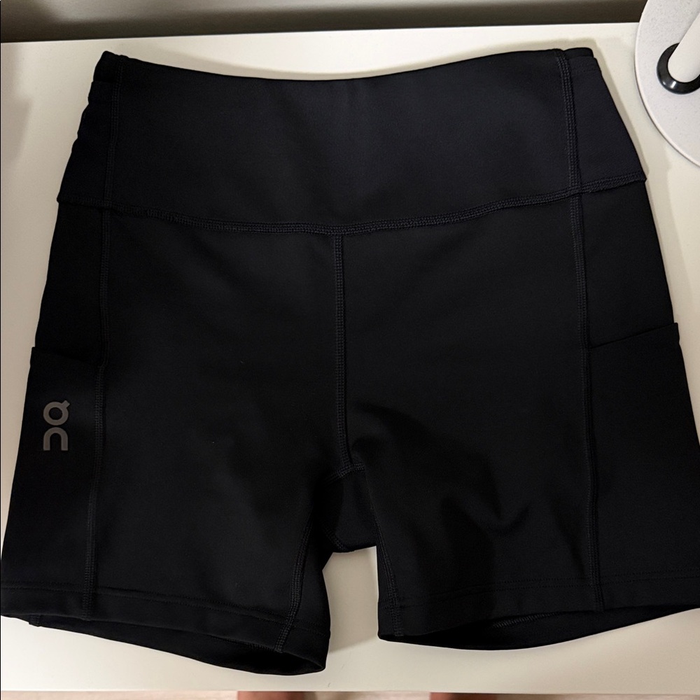 On Running Women's Black Bike Shorts